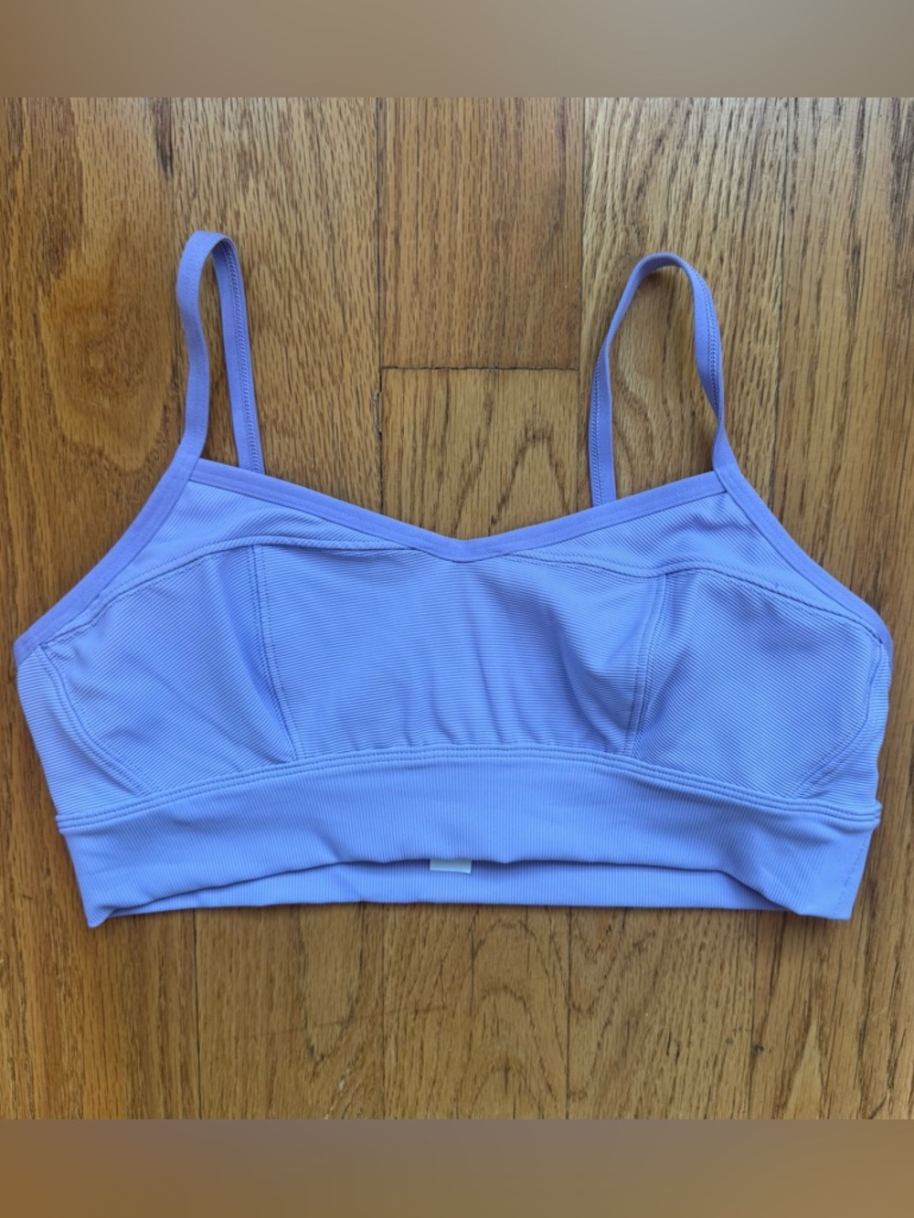 aerie Lavender Seamless Bralette with Adjustable Straps